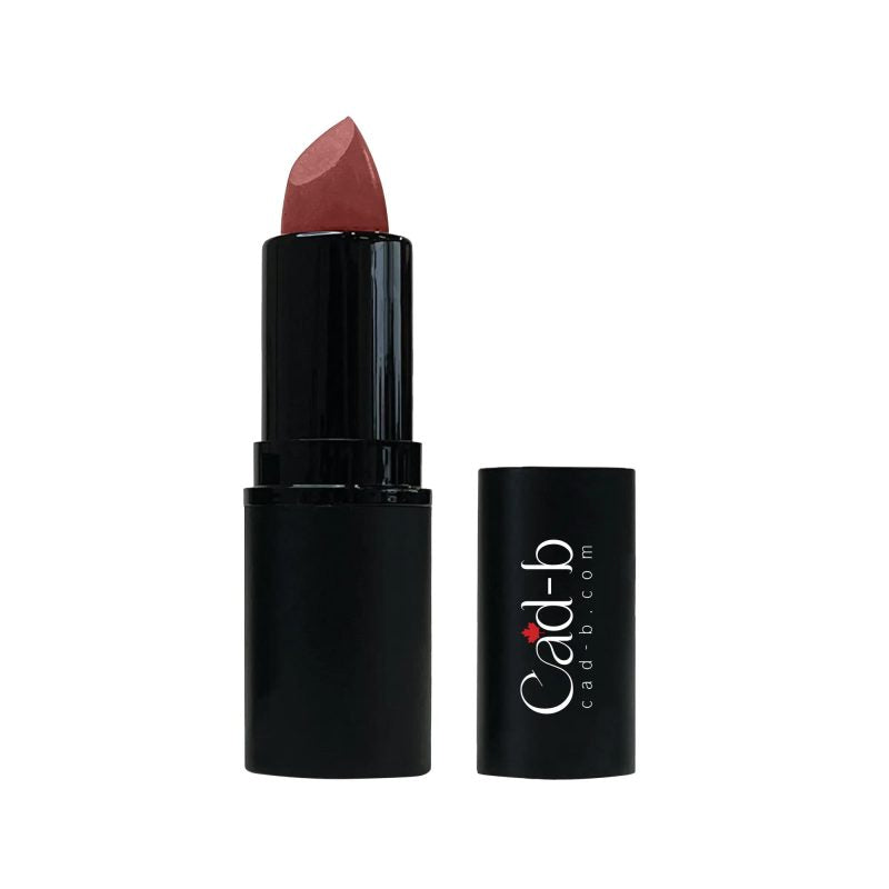 Hydrating Sheer Buildable Lipstick with Beeswax, Jojoba Oil & Castor Oil – Paraben-Free & Cruelty-Free | Perfect Plum | 2309C | CAD B