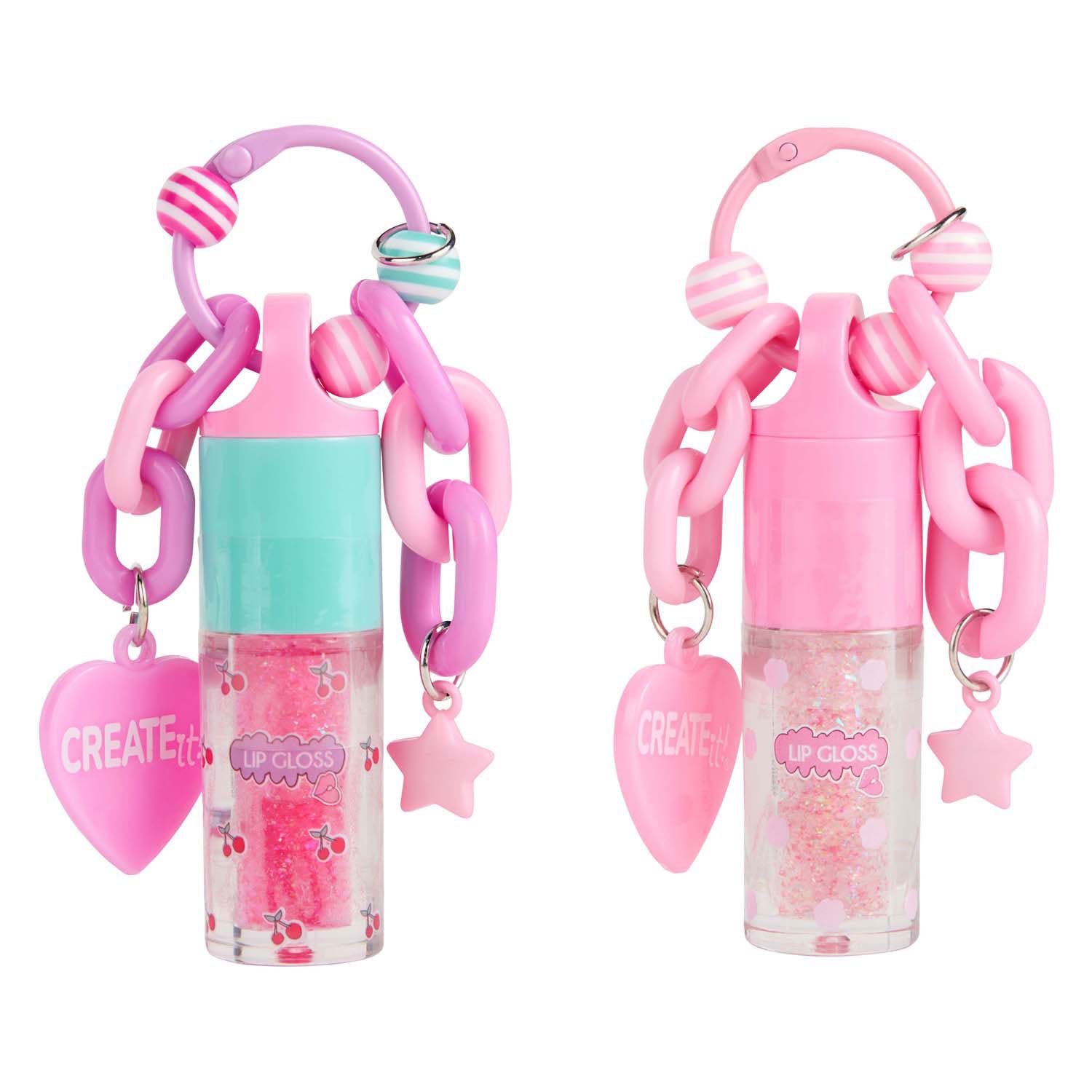 Canenco create it! beauty lip gloss chunky keychain