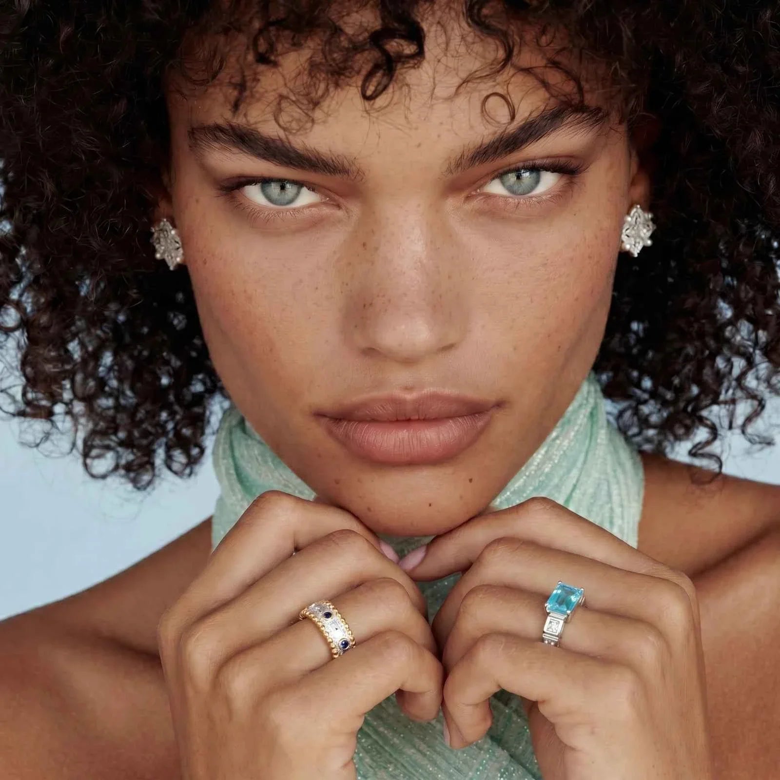 Azure Dreams Band Ring