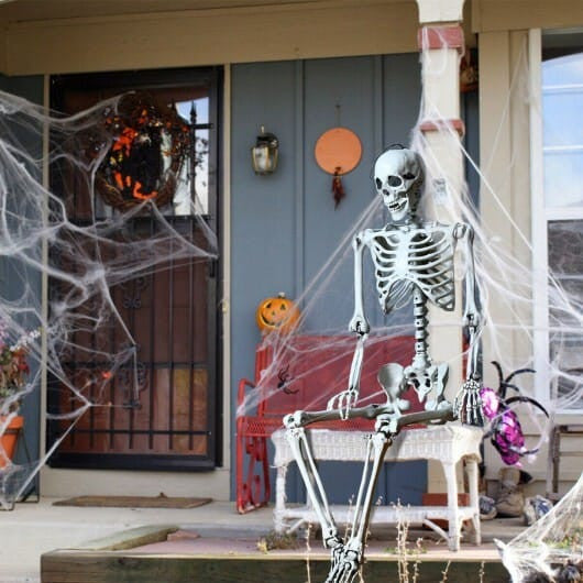 5.4 Feet Halloween Skeleton Life Size Realistic Full Body Hanging
