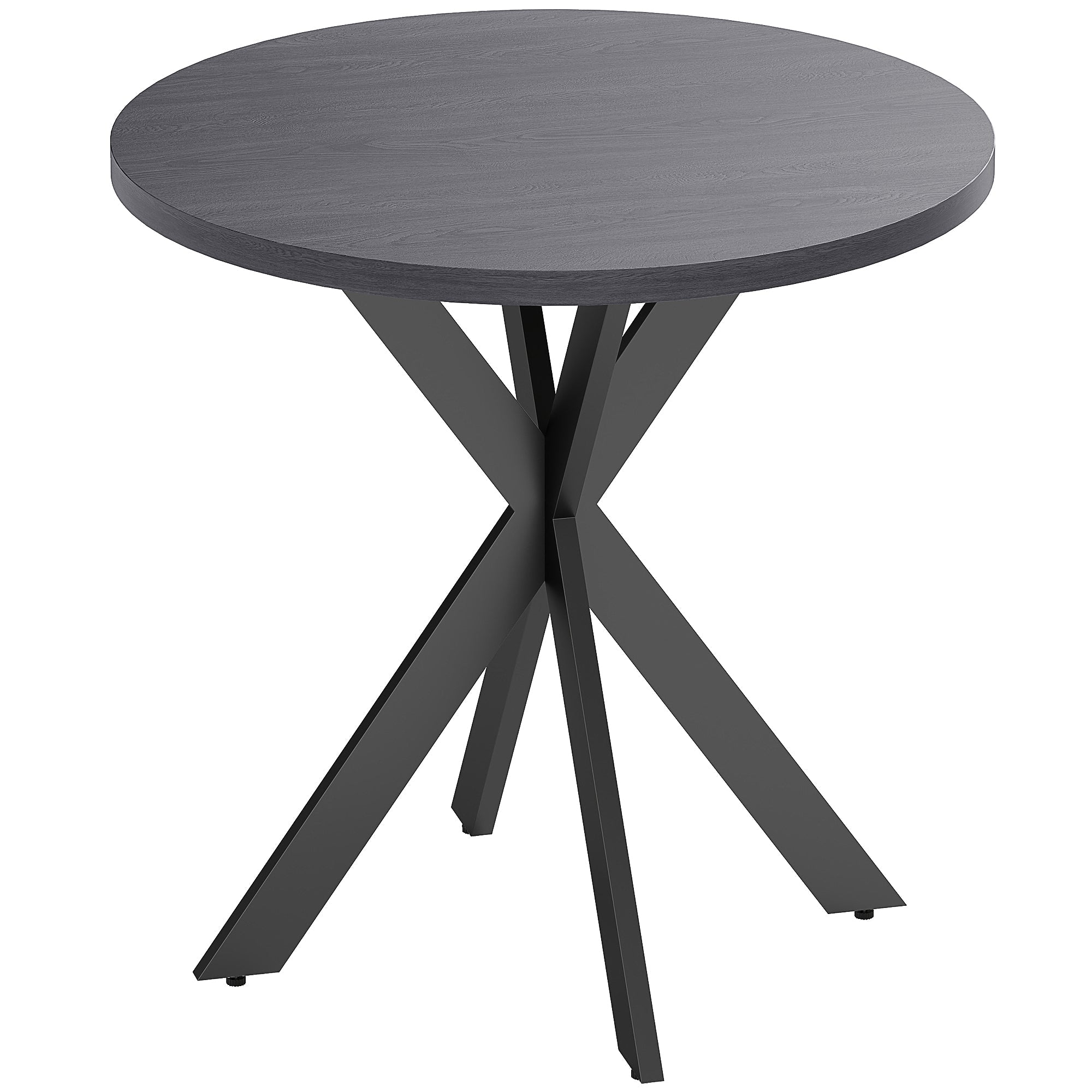 29" Round Dining Table with Steel Legs