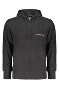 CALVIN KLEIN MEN'S BLACK ZIP SWEATSHIRT