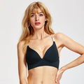 Logo Strap Wireless Push-Up Bra